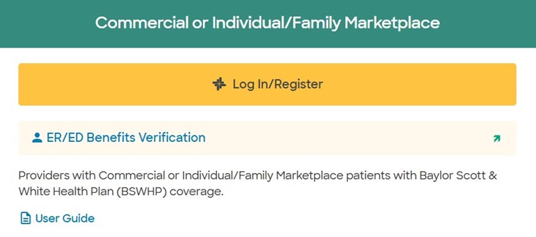 Baylor Scott and White Broker Portal