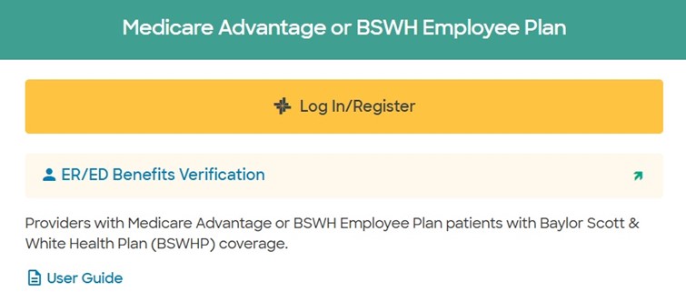 Baylor Scott and White Provider Portal Login